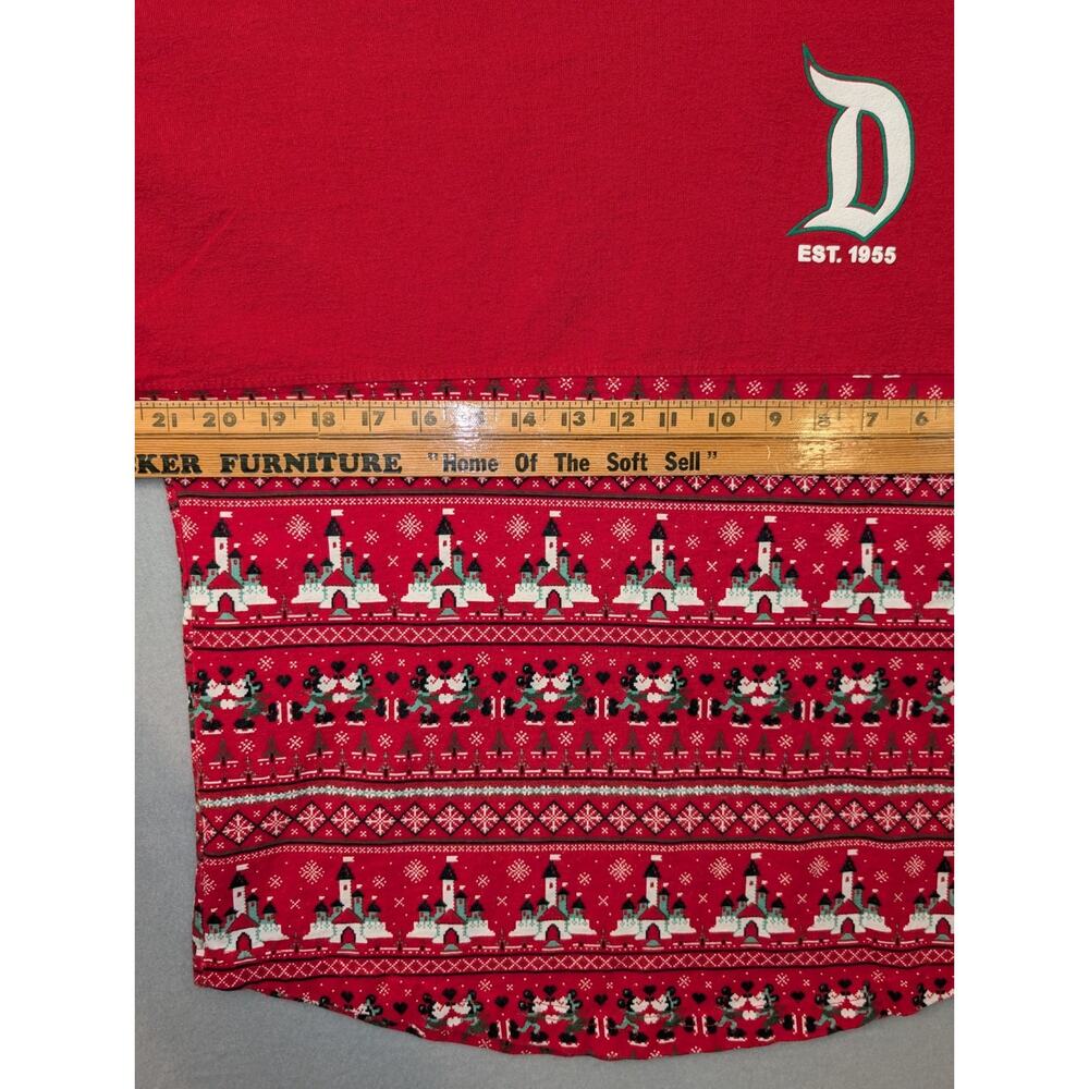 Disneyland Resort Christmas Spirit Jersey Small Red Holiday Sweater Shirt - Picture 2 of 9